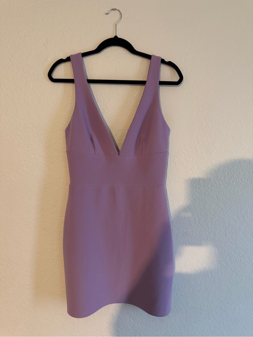 Amanda Uprichard Nelly Mini Dress in Lilac